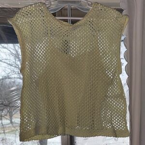 Zara Kids Yellow Knit Camisole